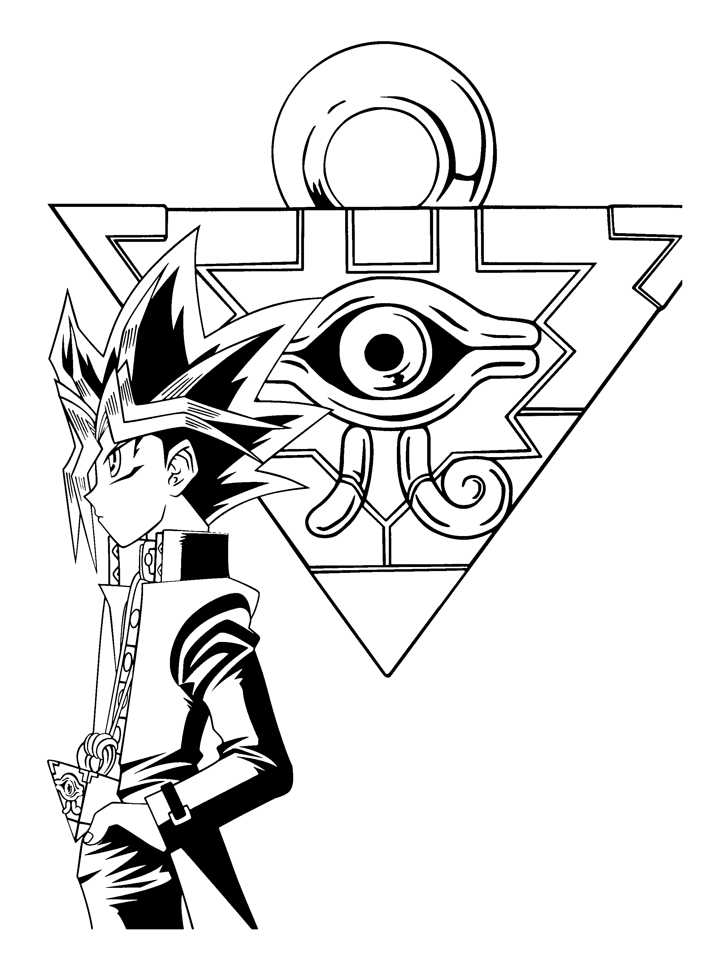Coloring page: Yu-Gi-Oh! (Cartoons) #53104 - Free Printable Coloring Pages