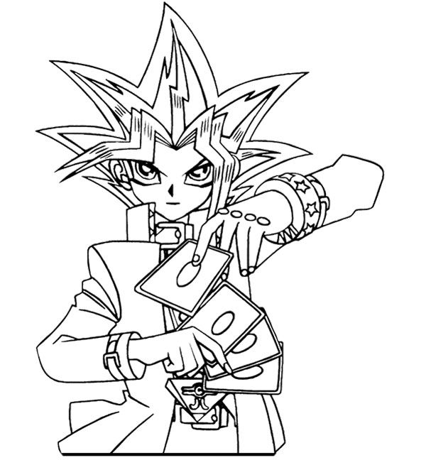 Coloring page: Yu-Gi-Oh! (Cartoons) #53114 - Free Printable Coloring Pages