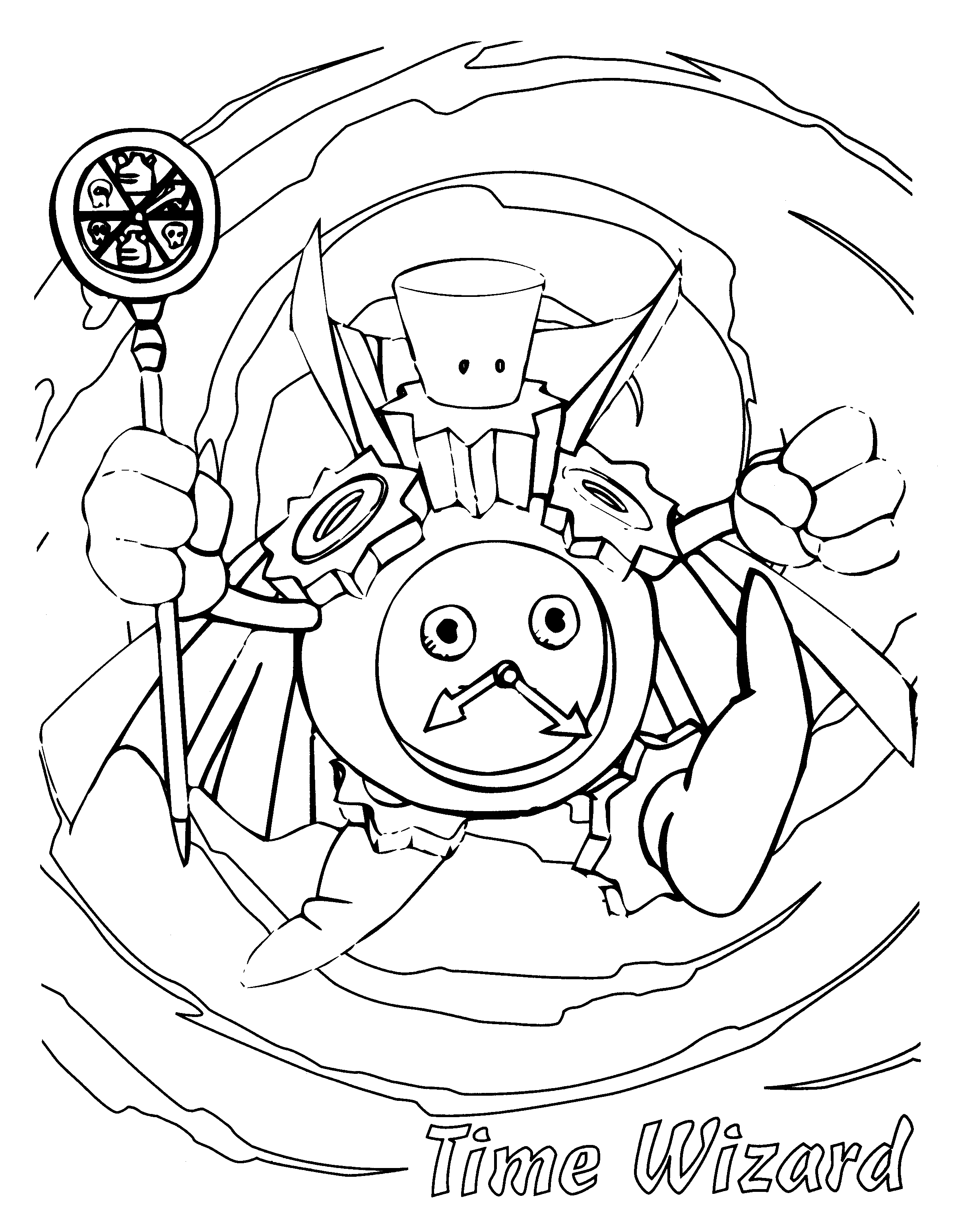 Coloring page: Yu-Gi-Oh! (Cartoons) #53115 - Free Printable Coloring Pages