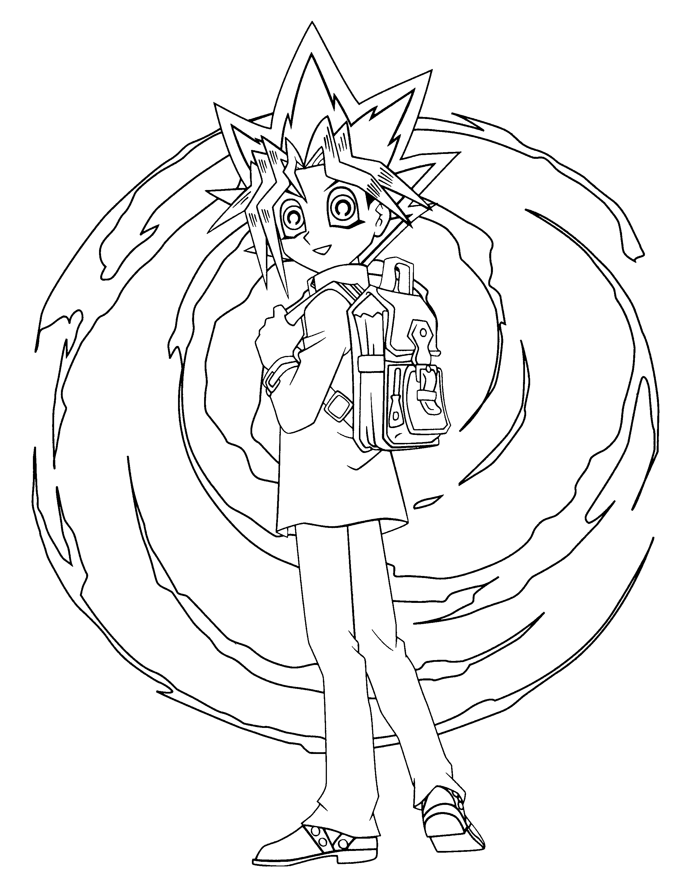 Coloring page: Yu-Gi-Oh! (Cartoons) #53123 - Free Printable Coloring Pages