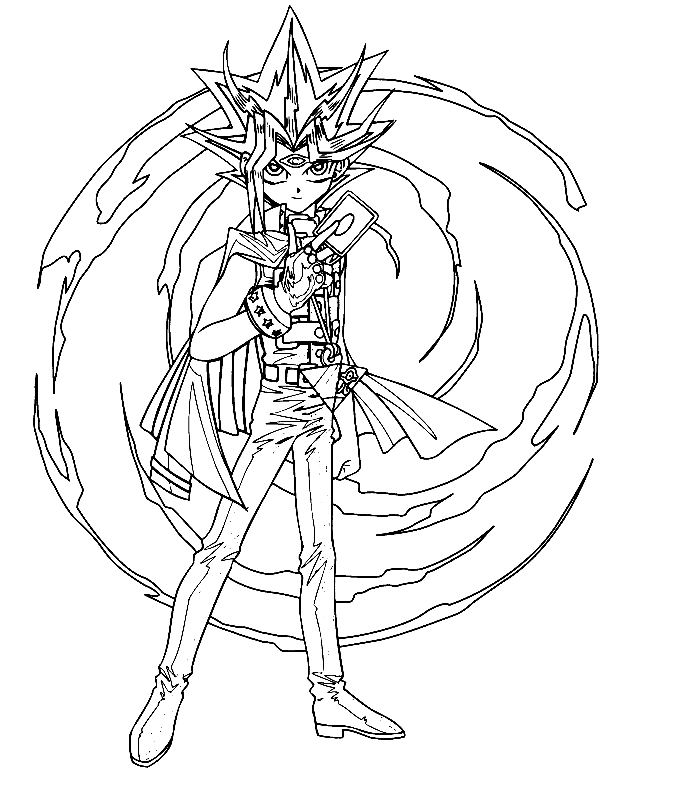 Coloring page: Yu-Gi-Oh! (Cartoons) #53142 - Free Printable Coloring Pages