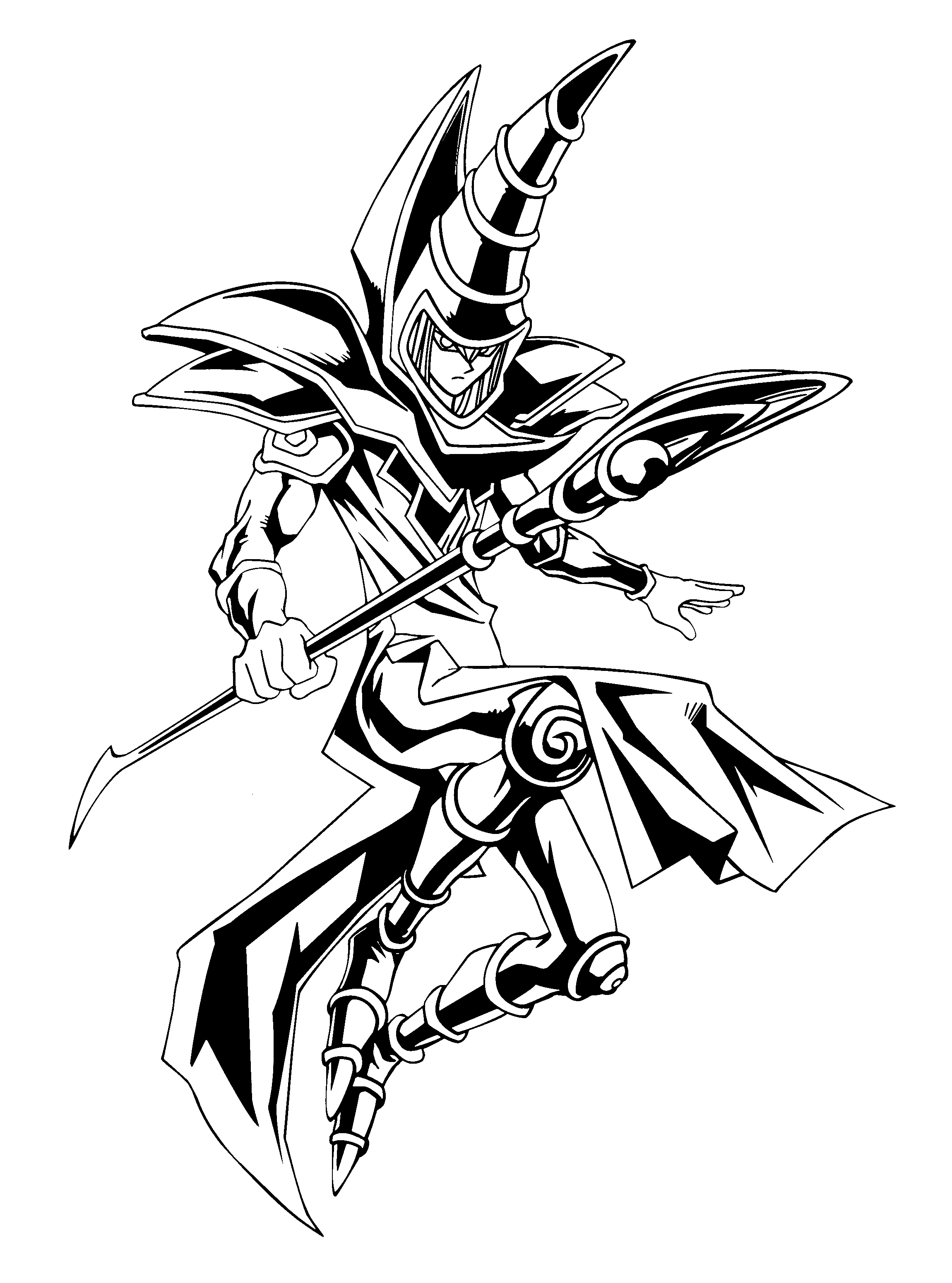 Coloring page: Yu-Gi-Oh! (Cartoons) #53149 - Free Printable Coloring Pages
