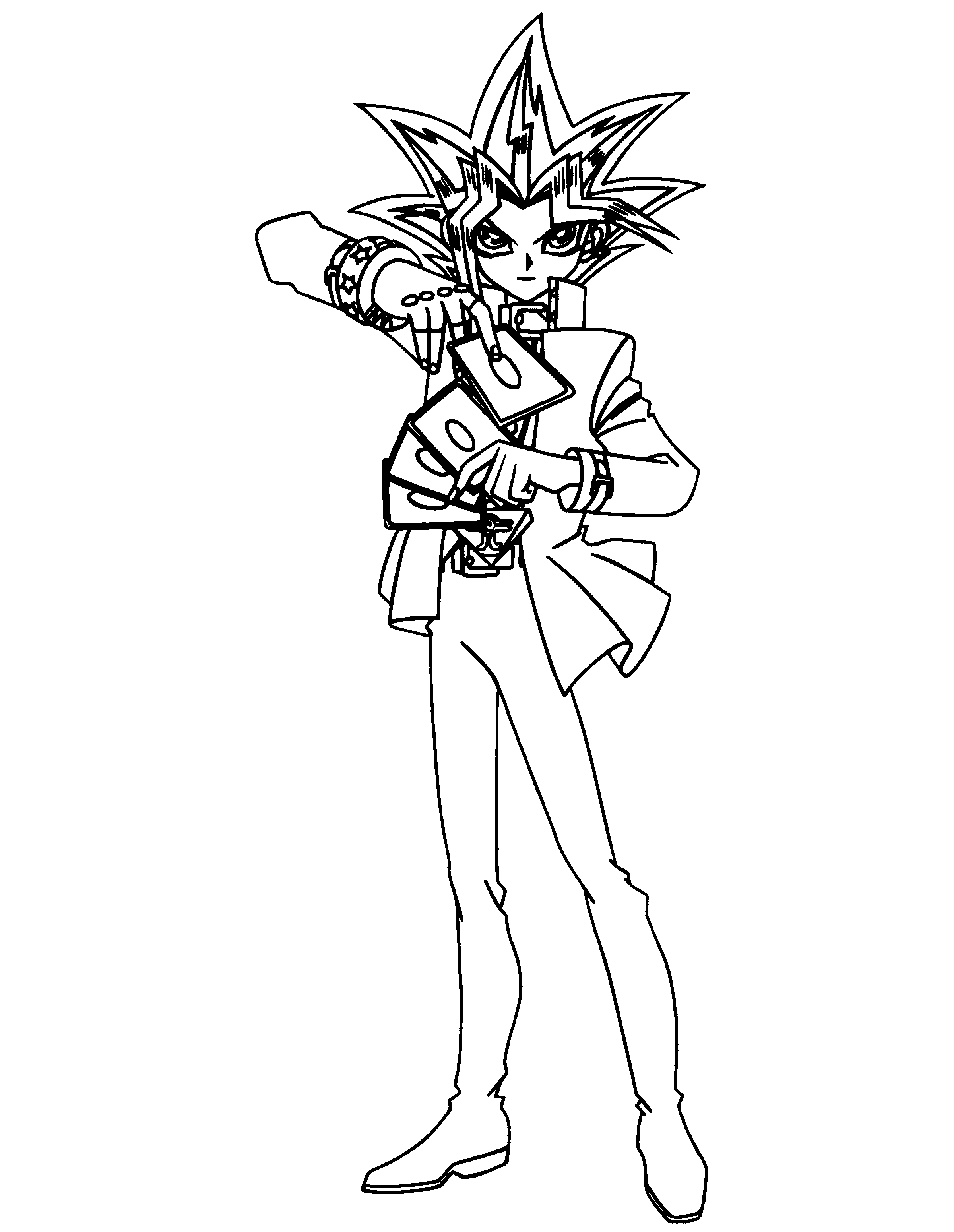 Coloring page: Yu-Gi-Oh! (Cartoons) #53161 - Free Printable Coloring Pages