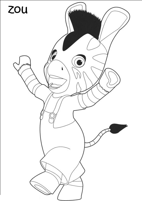 Coloring page: Zou (Cartoons) #24578 - Free Printable Coloring Pages