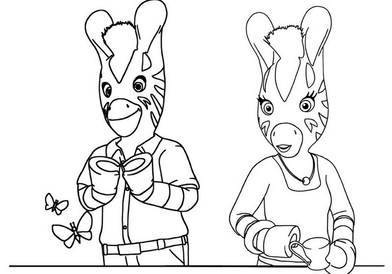 Coloring page: Zou (Cartoons) #24582 - Free Printable Coloring Pages