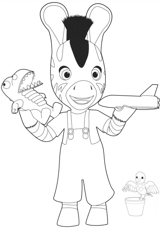 Coloring page: Zou (Cartoons) #24586 - Free Printable Coloring Pages