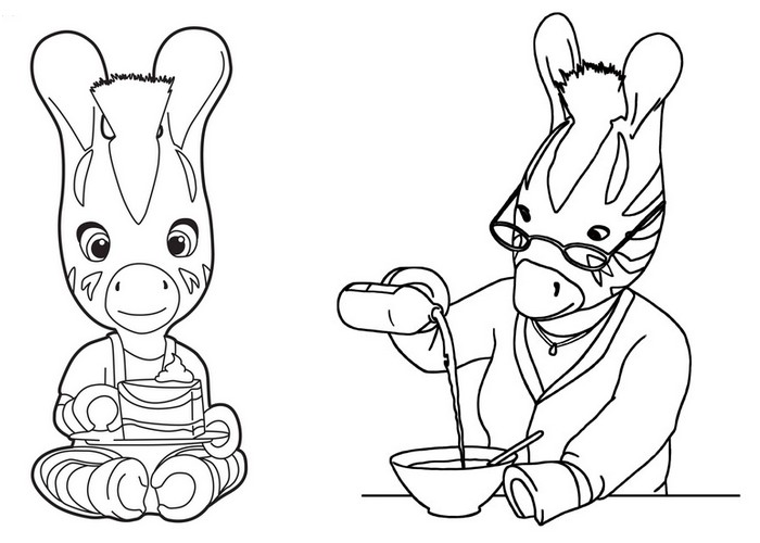 Coloring page: Zou (Cartoons) #24591 - Free Printable Coloring Pages