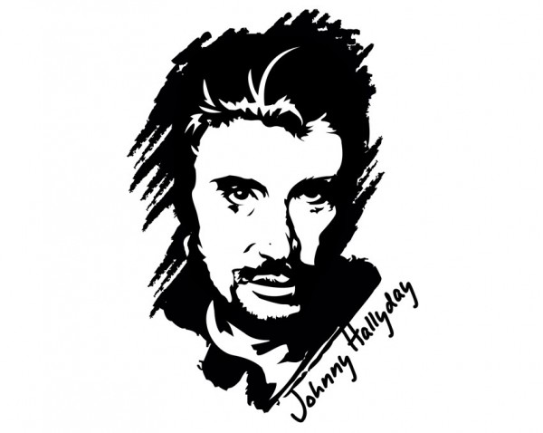 Coloring page: Johnny Hallyday (Celebrities) #123121 - Printable coloring pages