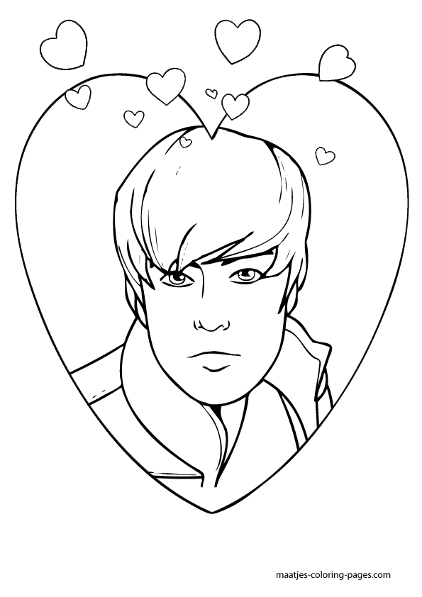 Coloring page: Justin Bieber (Celebrities) #122435 - Free Printable Coloring Pages