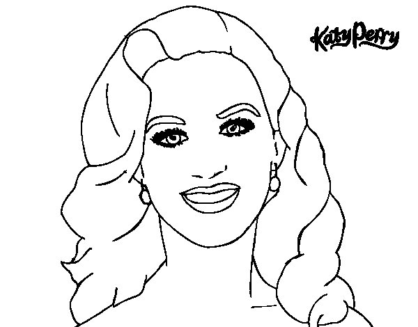 Coloring page: Katy Perry (Celebrities) #123326 - Free Printable Coloring Pages