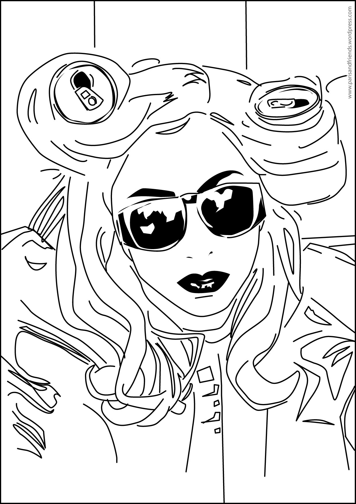 Download Lady Gaga #123953 (Celebrities) - Printable coloring pages