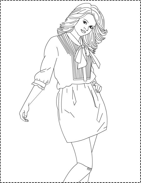 Coloring page: Selena Gomez (Celebrities) #123811 - Free Printable Coloring Pages