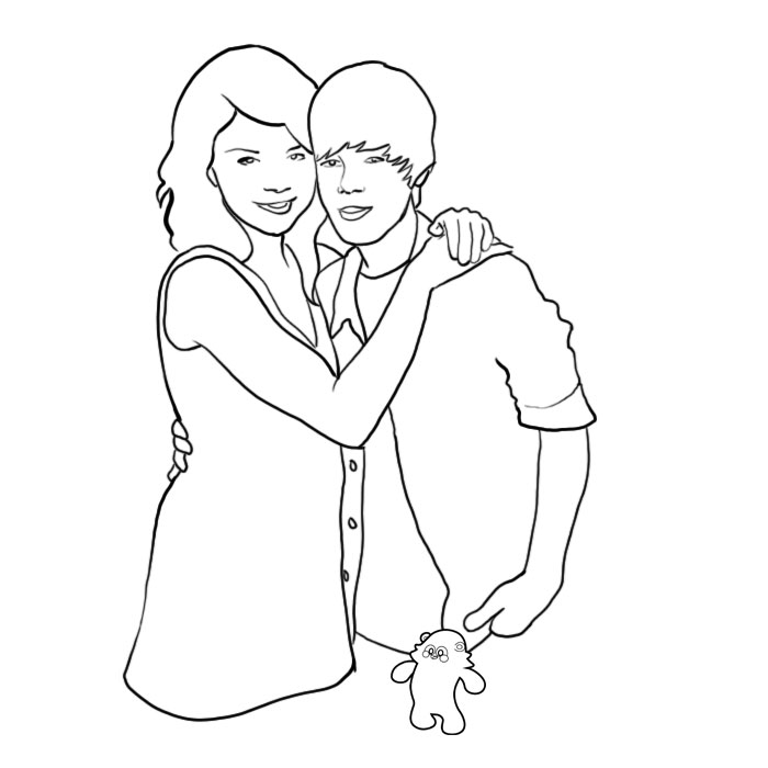 Coloring page: Selena Gomez (Celebrities) #123825 - Free Printable Coloring Pages