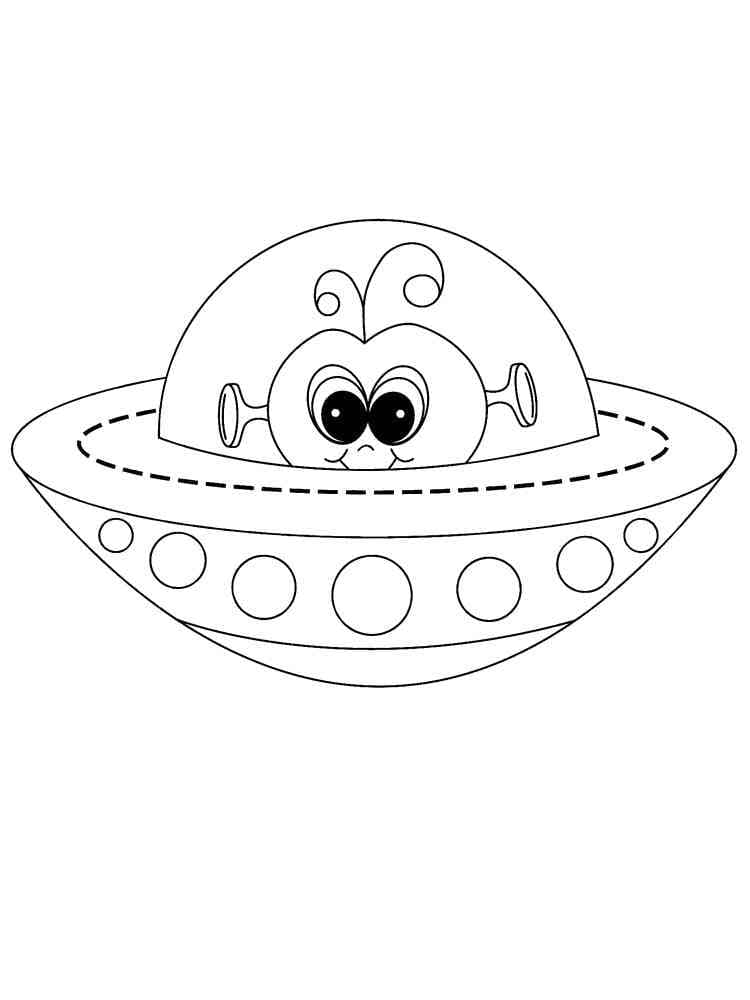 Free printable Alien coloring page #189876 from Characters collection
