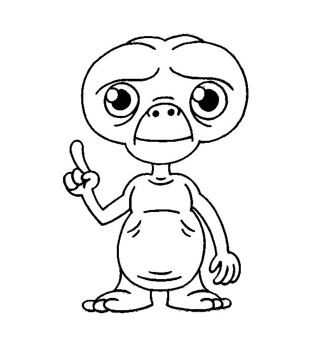 Free printable Alien coloring page #189886 from Characters collection Free printable Alien coloring page #189886 from Characters collection