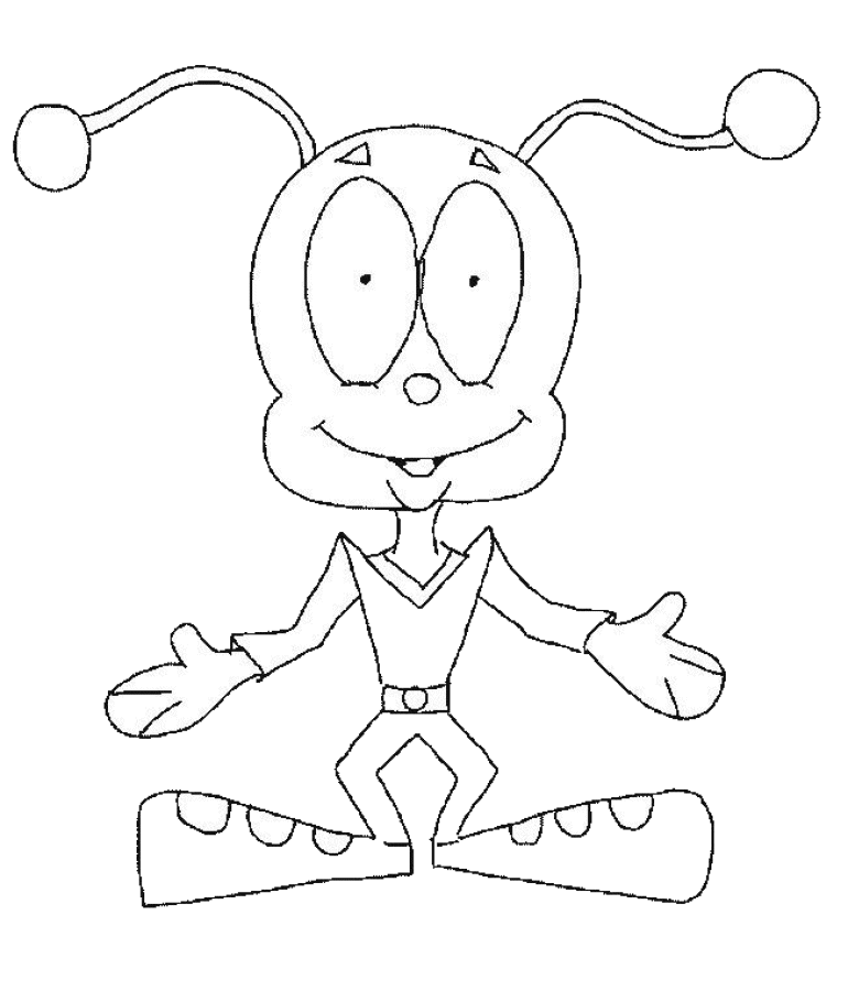 Coloring page: Alien (Characters) #94561 - Printable coloring pages