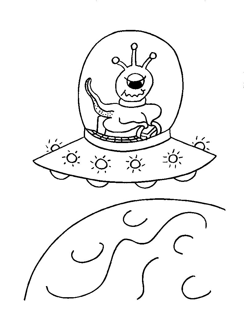 Coloring page: Alien (Characters) #94563 - Printable coloring pages