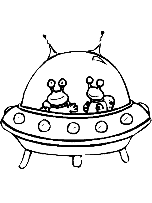 Coloring page: Alien (Characters) #94565 - Free Printable Coloring Pages