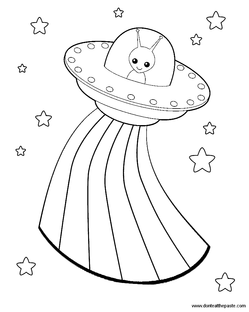 Coloring page: Alien (Characters) #94572 - Printable coloring pages