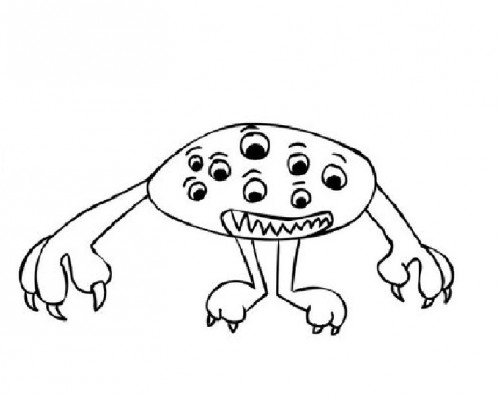 Coloring page: Alien (Characters) #94609 - Free Printable Coloring Pages