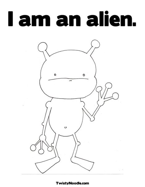 Coloring page: Alien (Characters) #94620 - Printable coloring pages