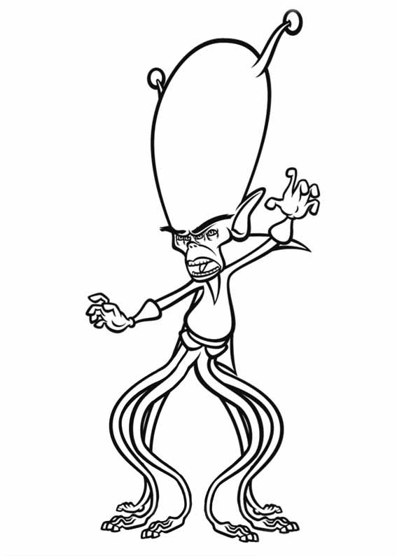Coloring page: Alien (Characters) #94688 - Printable coloring pages