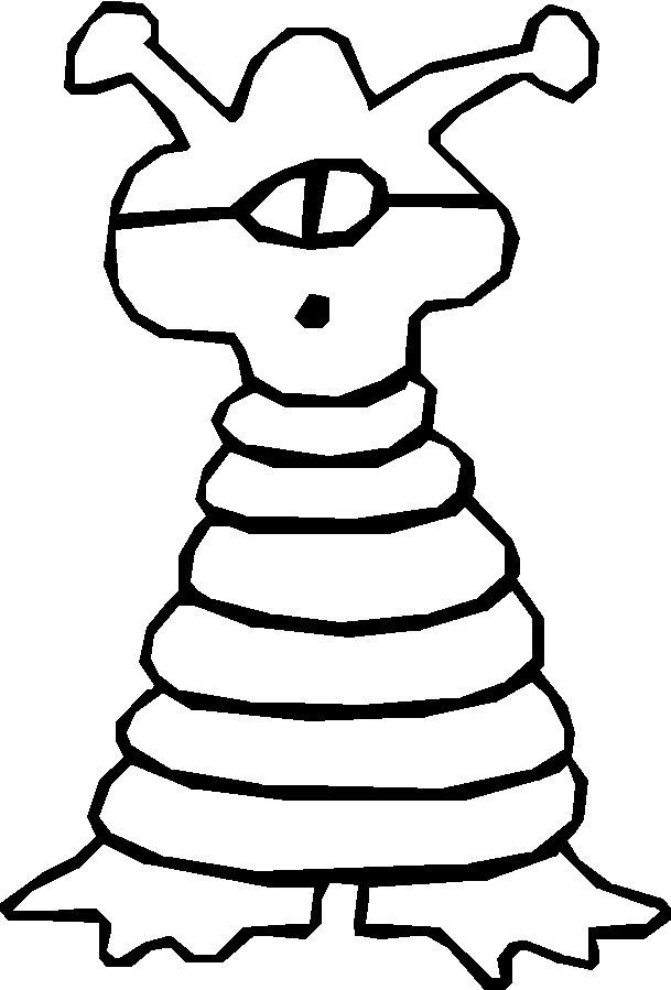 Coloring page: Alien (Characters) #94689 - Free Printable Coloring Pages