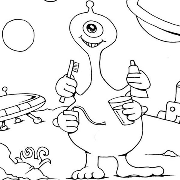 Coloring page: Alien (Characters) #94881 - Free Printable Coloring Pages
