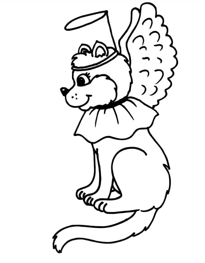 Free printable Angel coloring page #203831 from Characters collection