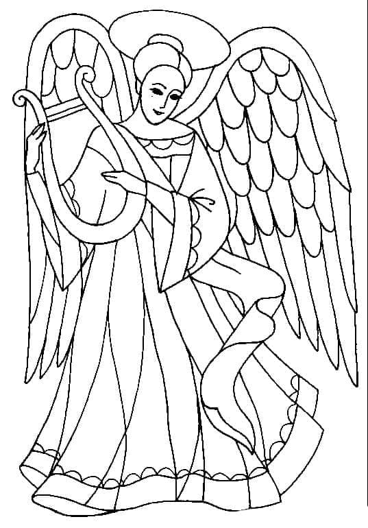 Free printable Angel coloring page #203847 from Characters collection Free printable Angel coloring page #203847 from Characters collection