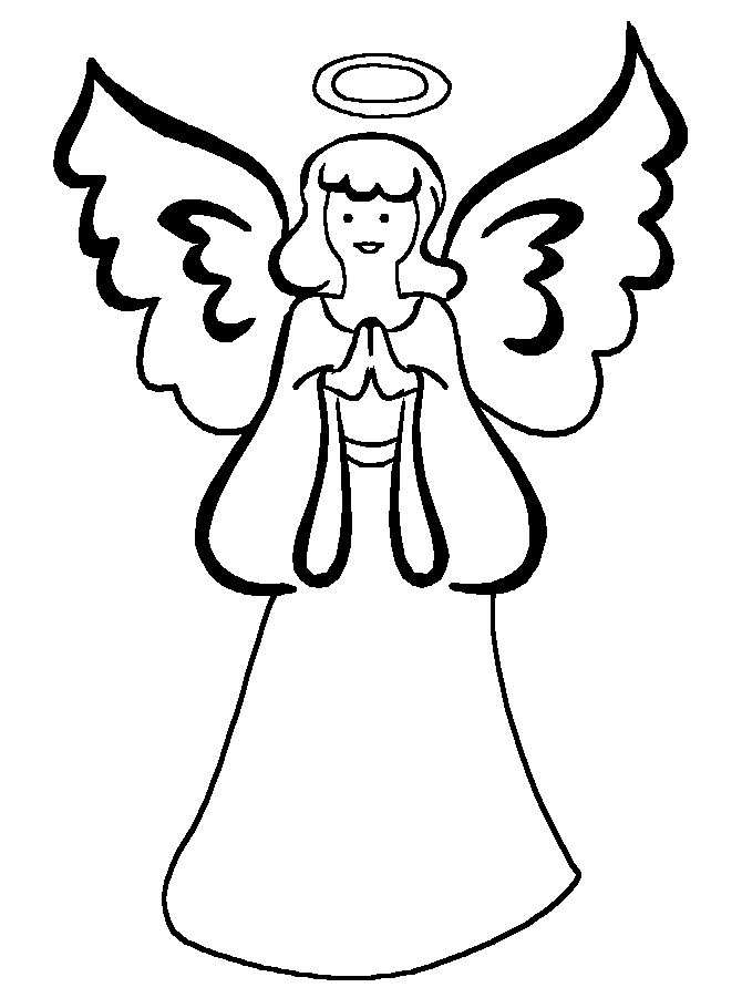 Coloring page: Angel (Characters) #86235 - Free Printable Coloring Pages