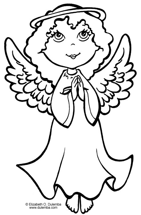Coloring page: Angel (Characters) #86242 - Free Printable Coloring Pages