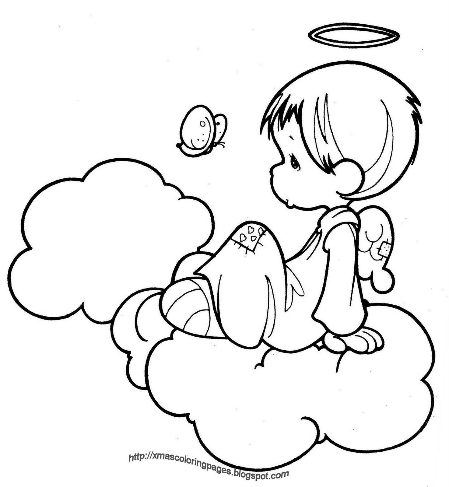Coloring page: Angel (Characters) #86252 - Free Printable Coloring Pages
