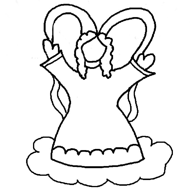 Coloring page: Angel (Characters) #86256 - Printable coloring pages