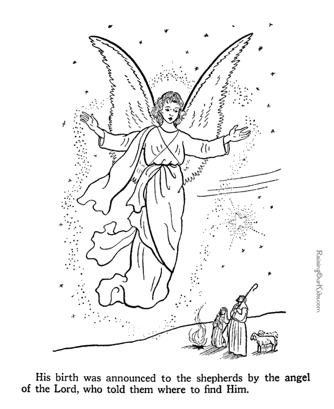 Coloring page: Angel (Characters) #86259 - Free Printable Coloring Pages