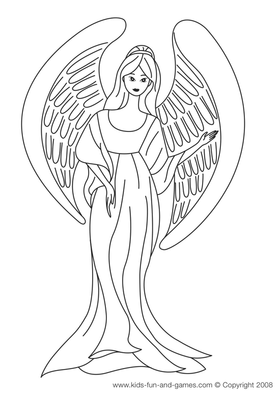Coloring page: Angel (Characters) #86261 - Printable coloring pages
