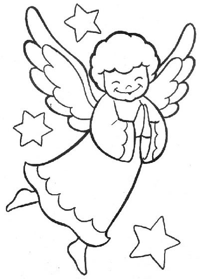 Drawings Angel (Characters) – Printable coloring pages