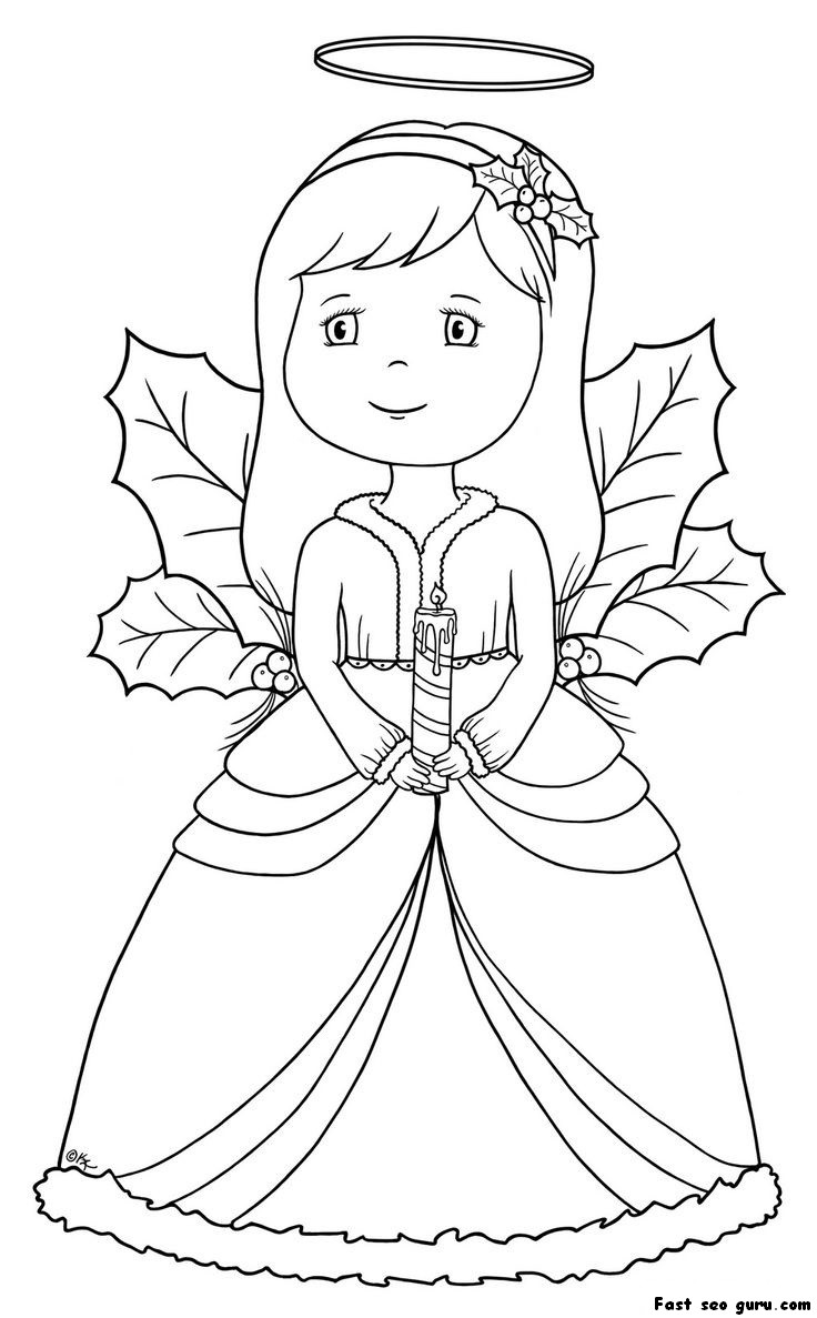 Coloring page: Angel (Characters) #86265 - Free Printable Coloring Pages