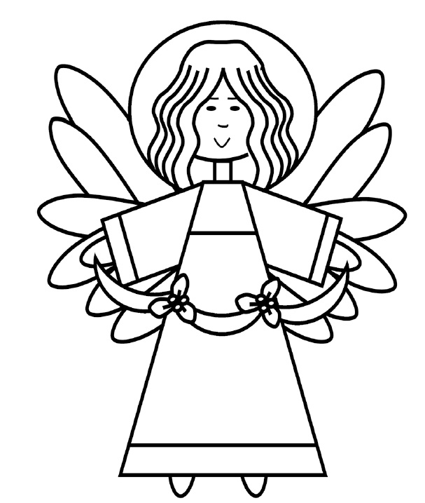 Coloring page: Angel (Characters) #86270 - Free Printable Coloring Pages