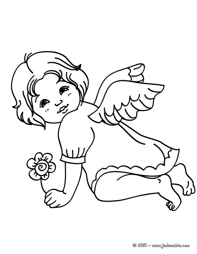 Coloring page: Angel (Characters) #86272 - Free Printable Coloring Pages