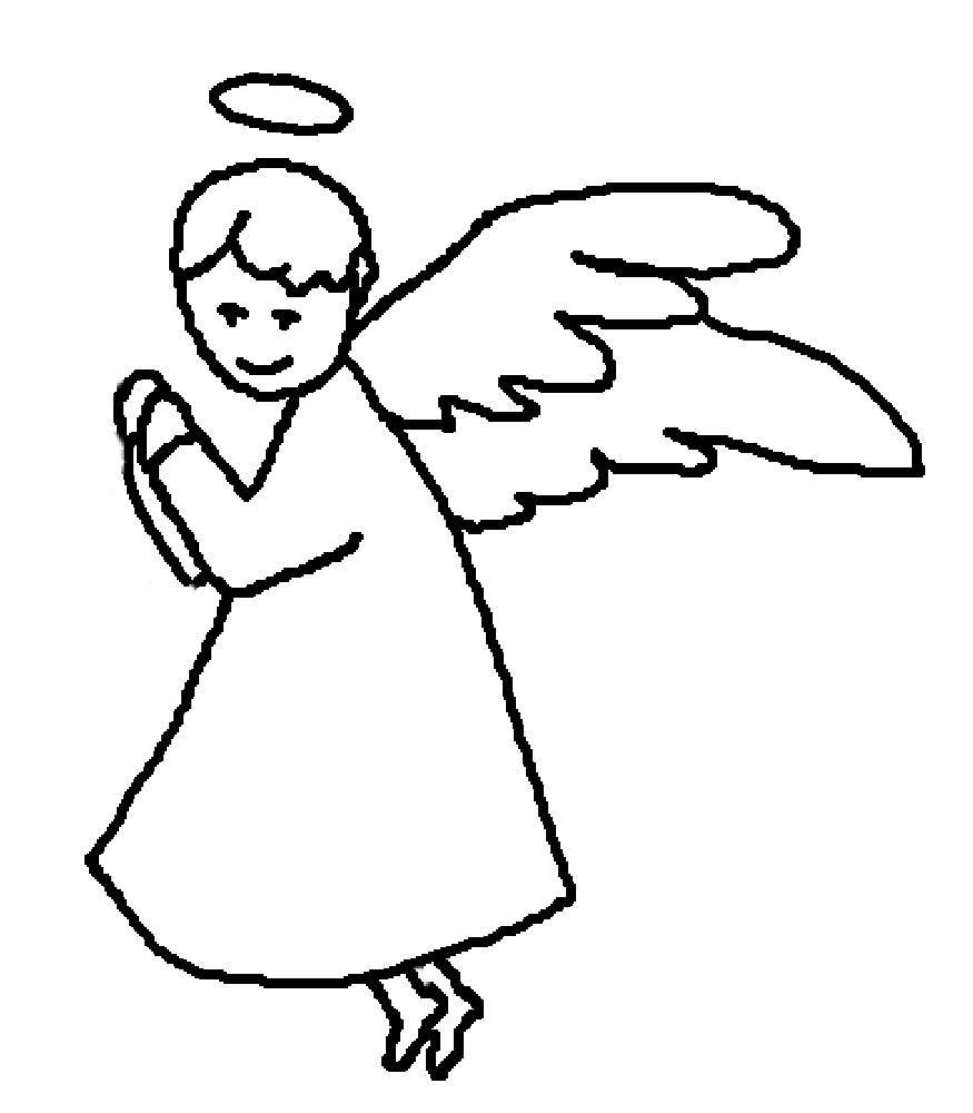Coloring page: Angel (Characters) #86276 - Free Printable Coloring Pages