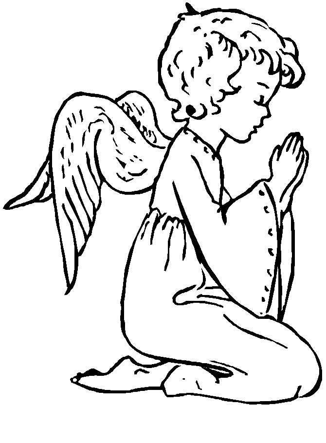 Angel 86277 (Characters) Printable coloring pages