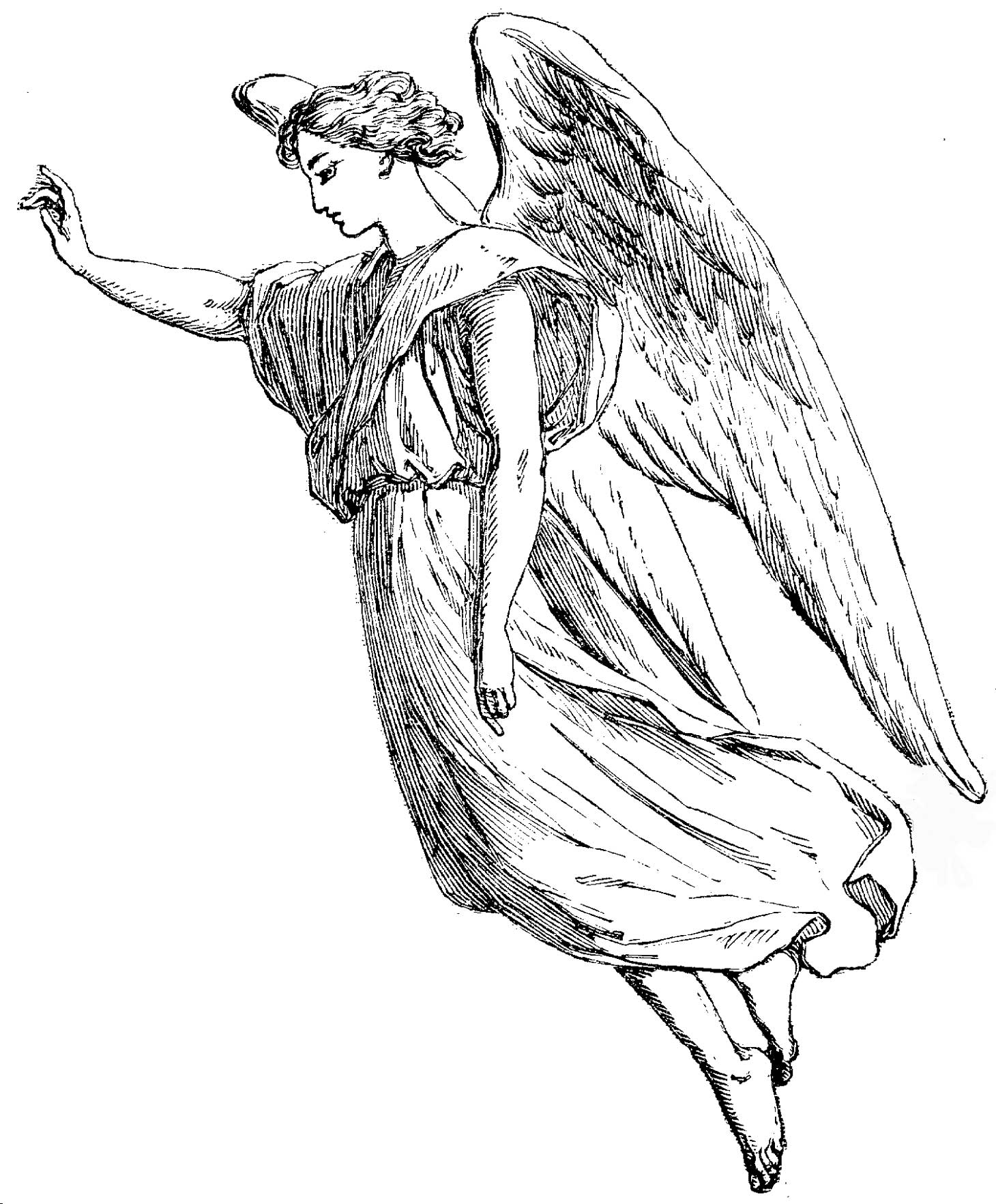 Coloring page: Angel (Characters) #86278 - Free Printable Coloring Pages