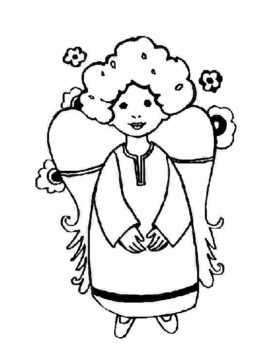Coloring page: Angel (Characters) #86286 - Printable coloring pages