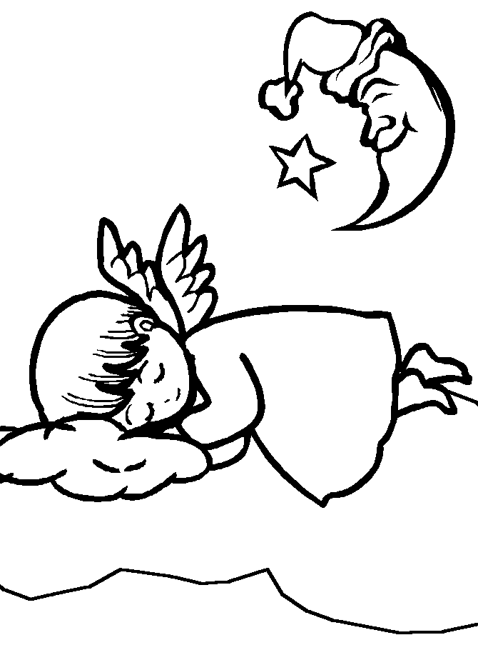 Coloring page: Angel (Characters) #86287 - Free Printable Coloring Pages