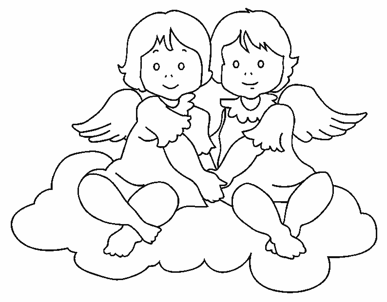 Coloring page: Angel (Characters) #86289 - Printable coloring pages