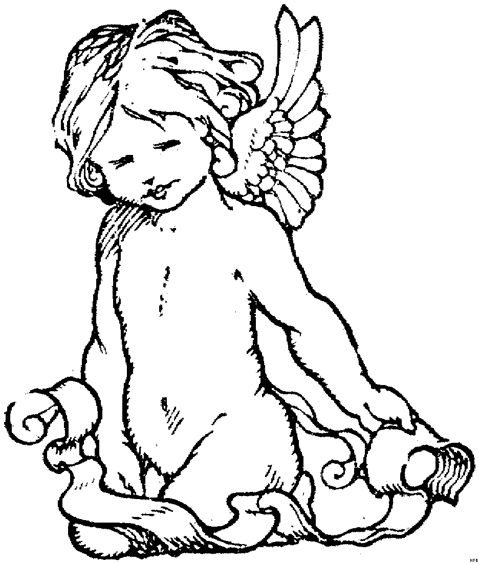 Coloring page: Angel (Characters) #86290 - Printable coloring pages