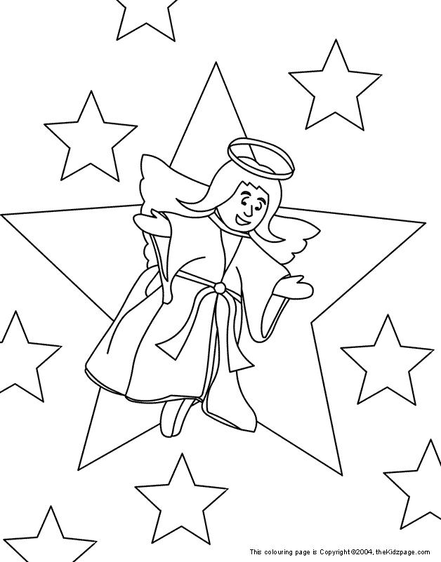 Coloring page: Angel (Characters) #86294 - Free Printable Coloring Pages