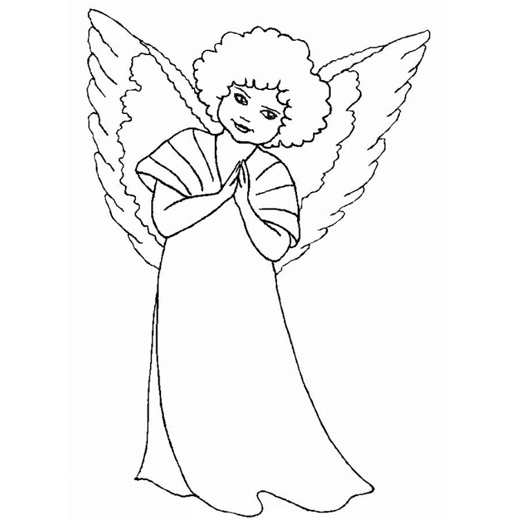 Coloring page: Angel (Characters) #86305 - Printable coloring pages