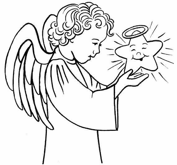 Coloring page: Angel (Characters) #86312 - Free Printable Coloring Pages